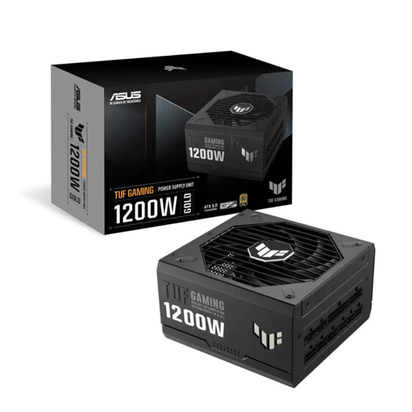 Nguồn máy tính Asus TUF Gaming 1200G - 1200W PCIE5.0 (80 Plus Gold/ Full-Modular/ ATX/ Đen)