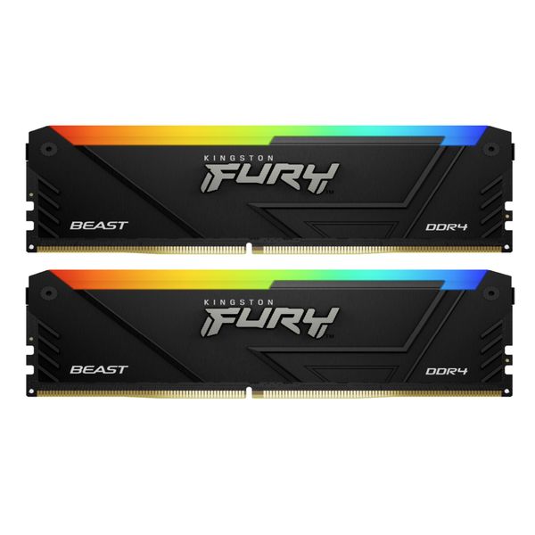 Ram desktop Kingston Fury Beast RGB 16GB (2x8GB) DDR4 3600Mhz (KF436C17BB2AK2/16)