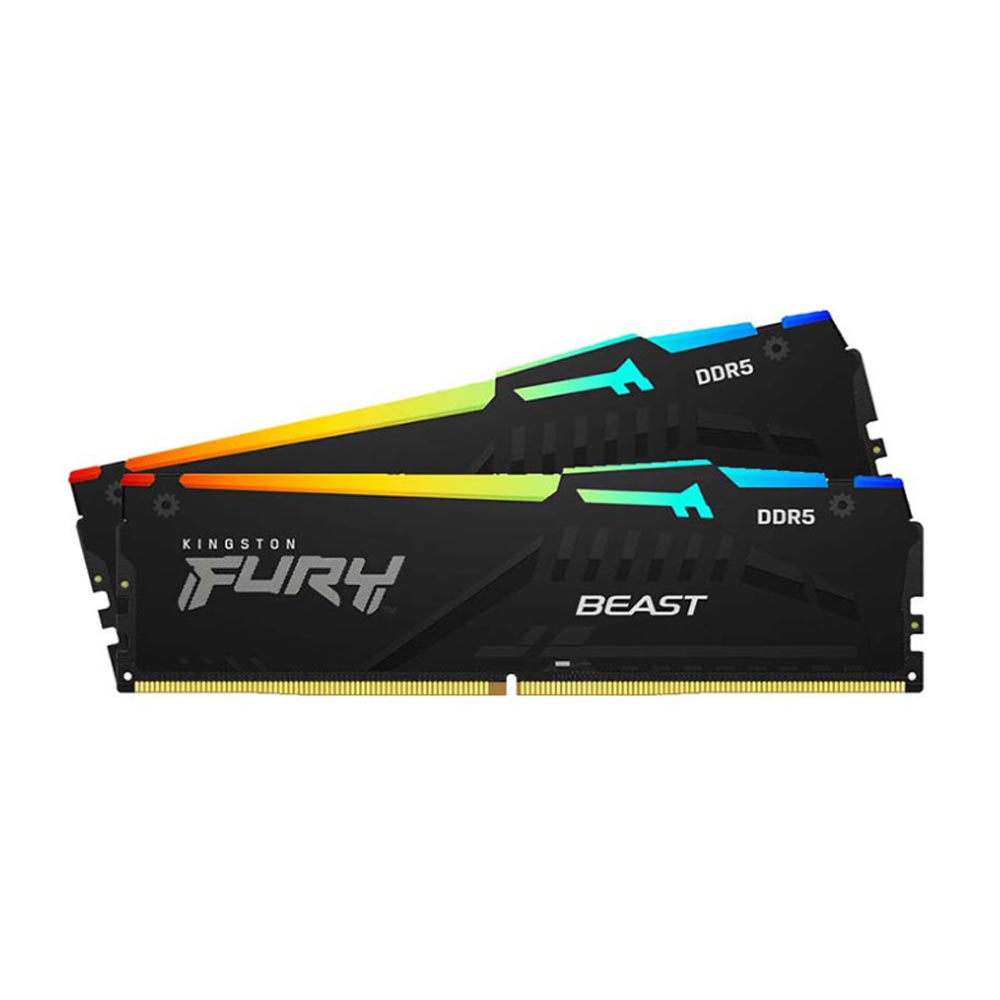 Ram desktop Kingston FURY Beast RGB EXPO 32GB (2x16GB) DDR5 6000Mhz (KF560C36BBE2AK2-32)