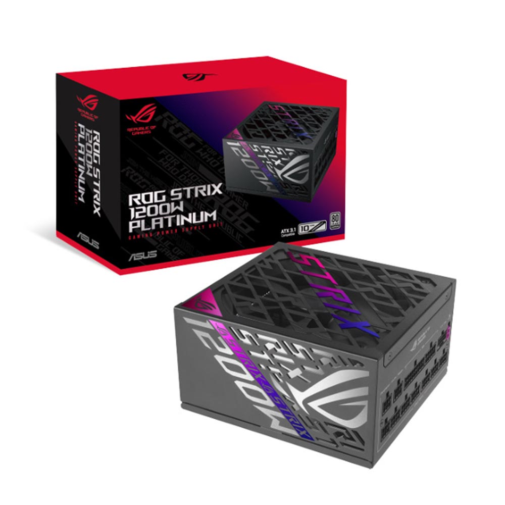 Nguồn máy tính Asus ROG Strix 1200W Platinum (80 Plus Platinum/ Full-Modular/ ATX/ Đen)