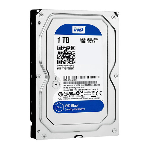 Ổ cứng Western Digital Blue 1TB WD10EZEX (3.5Inch/ 7200rpm/ 64MB/ SATA3)