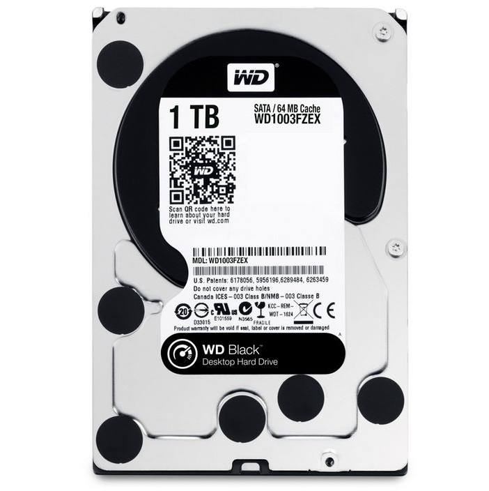Ổ cứng Western Digital Black 1TB WD1003FZEX (3.5Inch/ 7200rpm/ 64MB/ SATA3)