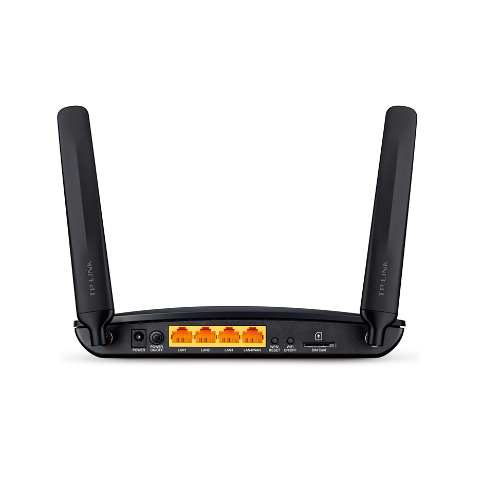 Bộ phát wifi 4G TP-Link TL-MR6400 (Chuẩn N/ 300Mbps/ 2 Ăng-ten ngoài/ Khe Sim 4G/ 25 User)