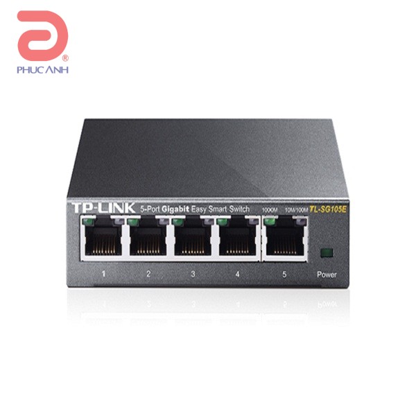 Switch TP-Link TL-SG105E (Gigabit (1000Mbps)/ 5 Cổng/ Smart Switch/ Vỏ Thép)