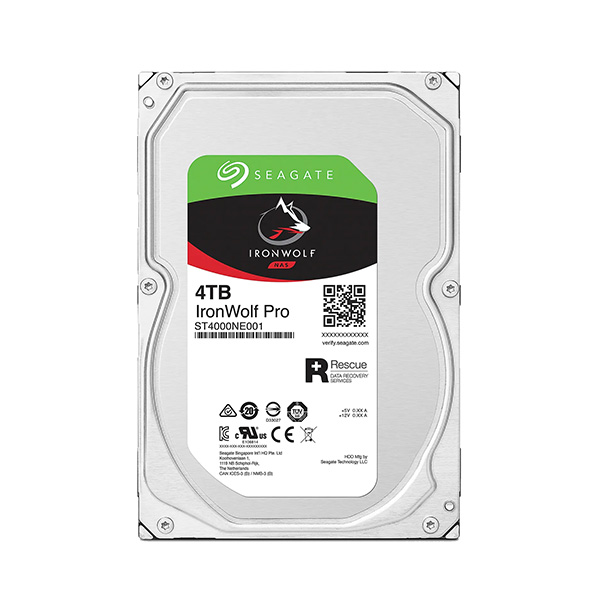Ổ cứng nas Seagate IronWolf Pro 4TB ST4000NE001 (3.5Inch/ 7200rpm/ Cache 256MB/ SATA3)