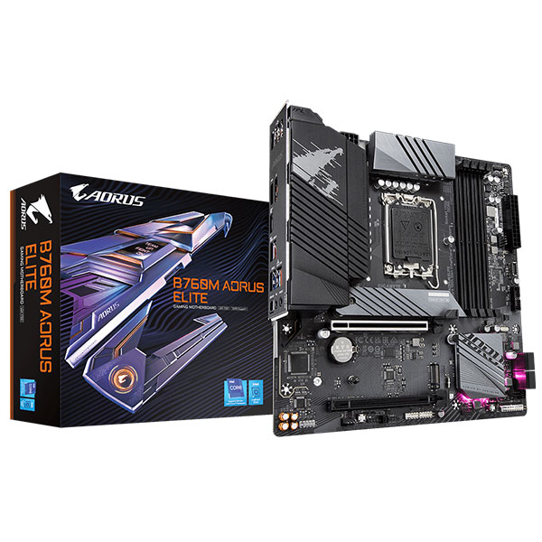Mainboard Gigabyte B760M AORUS ELITE (Intel B760/ Socket 1700/ 4 khe ram/ DDR5/ 2.5 Gigabit LAN)