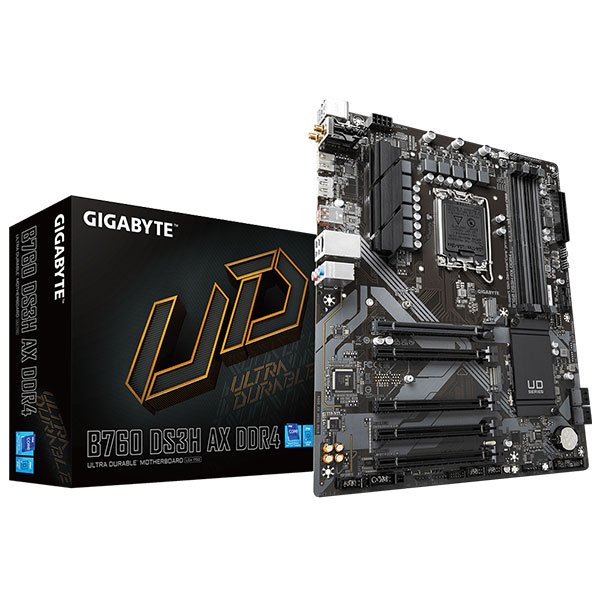 Mainboard Gigabyte B760 DS3H AX DDR4 (Intel B760/ Socket 1700/ 4 khe ram/ DDR4)
