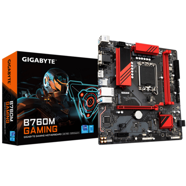 Mainboard Gigabyte B760M GAMING (Intel B760/ Socket 1700/ M-ATX/ 2 khe ram/ DDR5/ 2.5 Gigabit LAN)