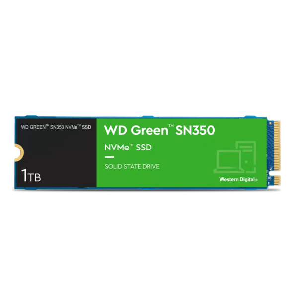 Ổ SSD Western Digital Green SN350 1TB WDS100T3G0C (NVMe PCIe/ 3200MB/s/ 2500MB/s)