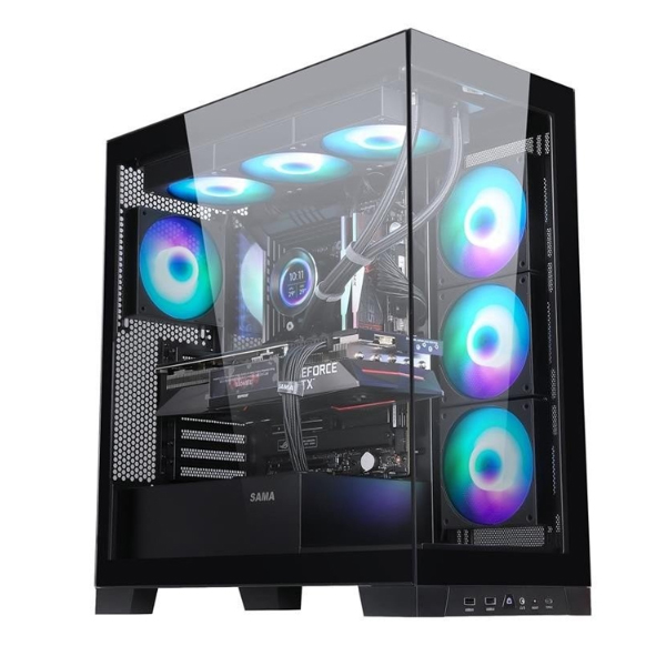 Vỏ máy tính Sama 4503 Black (Mid Tower/ ATX/ Đen)