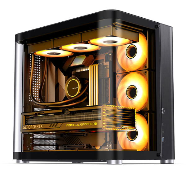 Vỏ máy tính JONSBO TK-2 BLACK (Mid Tower/ ATX/ Đen)