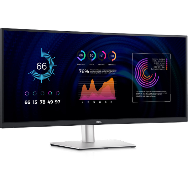 Màn hình cong Dell P3424WE (34Inch/ UWQHD (3440x1440)/ 5ms/ 60HZ/ 300 cd/m2/ IPS/ Lan/USB-C)