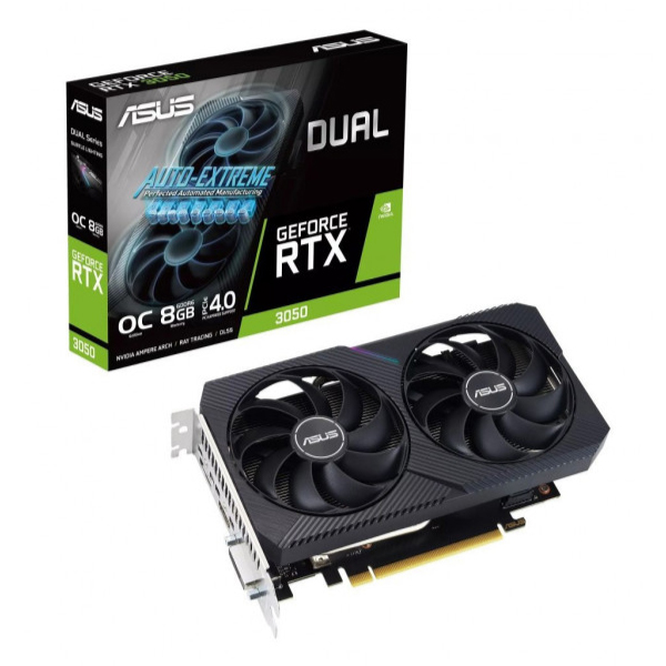 Card đồ họa Asus Dual GeForce RTX 3050 6GB (GDDR6/ 96 bit)