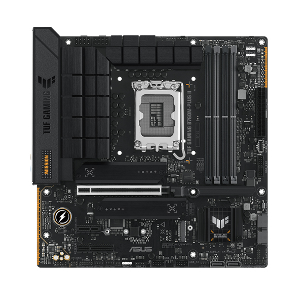 Mainboard Asus TUF Gaming B760M-PLUS II (Intel B760/ Socket 1700/ M-ATX/ 4 khe ram/ DDR5/ 2.5 Gigabit LAN)