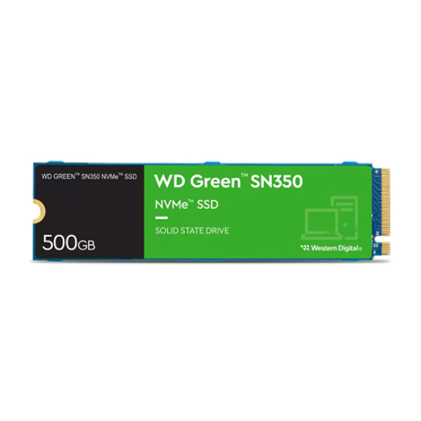 Ổ SSD Western Digital Green SN350 500GB WDS500G2G0C (NVMe PCIe/ Gen3x4 M2.2280/ 2400MB/s/ 1500MB/s)