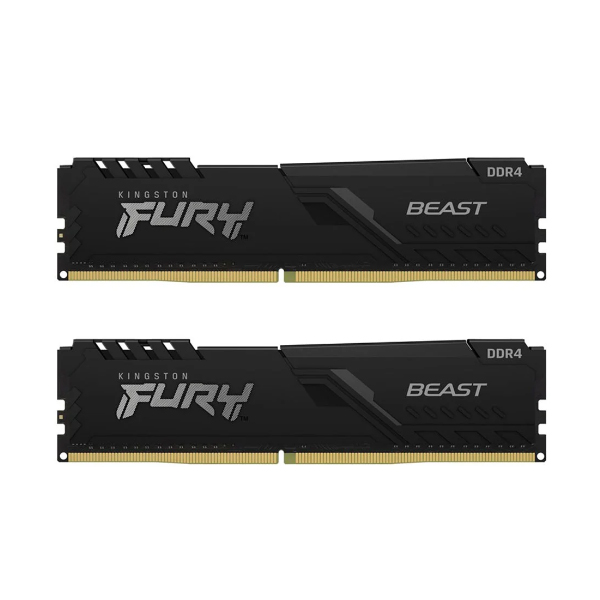 Ram desktop Kingston FURY Beast 64GB (2x32GB) DDR4 3200Mhz (KF432C16BBK2/64)