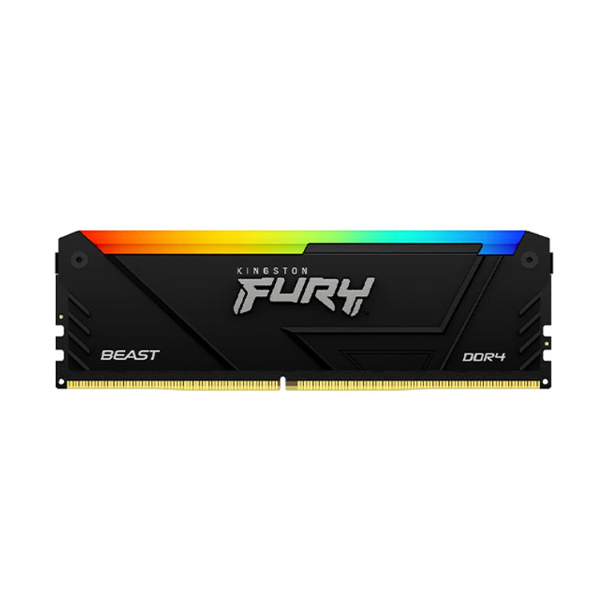 Ram desktop Kingston FURY Beast RGB 32GB DDR4 3200MHz (KF432C16BB2A/32)
