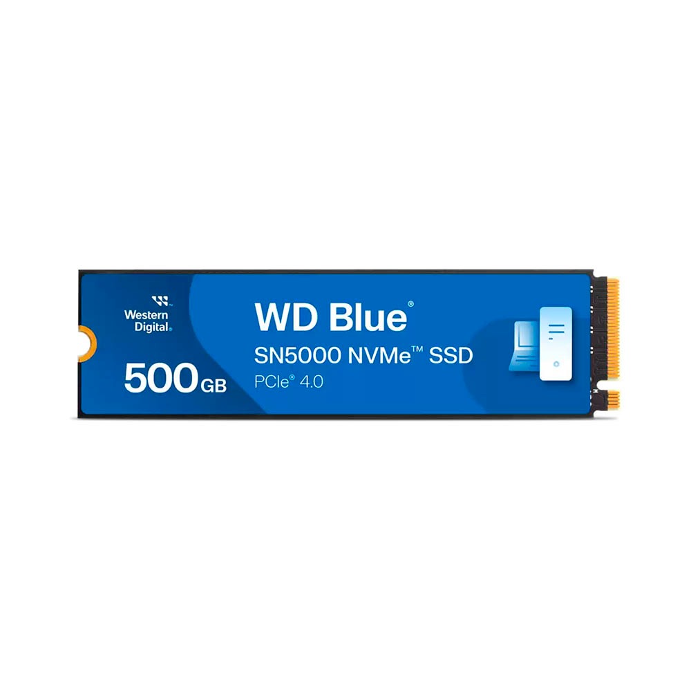 Ổ SSD Western Digital Blue SN5000 WDS500G4B0E 500Gb (NVMe PCIe/ Gen4x4 M2.2280/ 5000MB/s/ 4000MB/s)