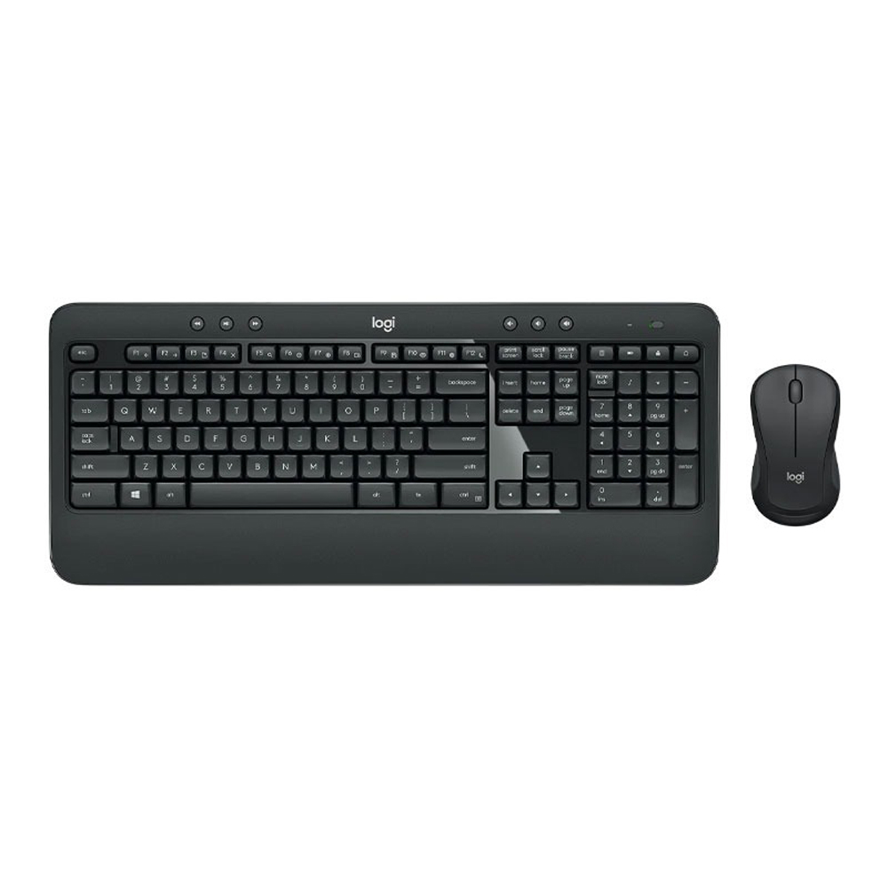 Bộ bàn phím chuột không dây Logitech ADVANCED MK540 (Đen)