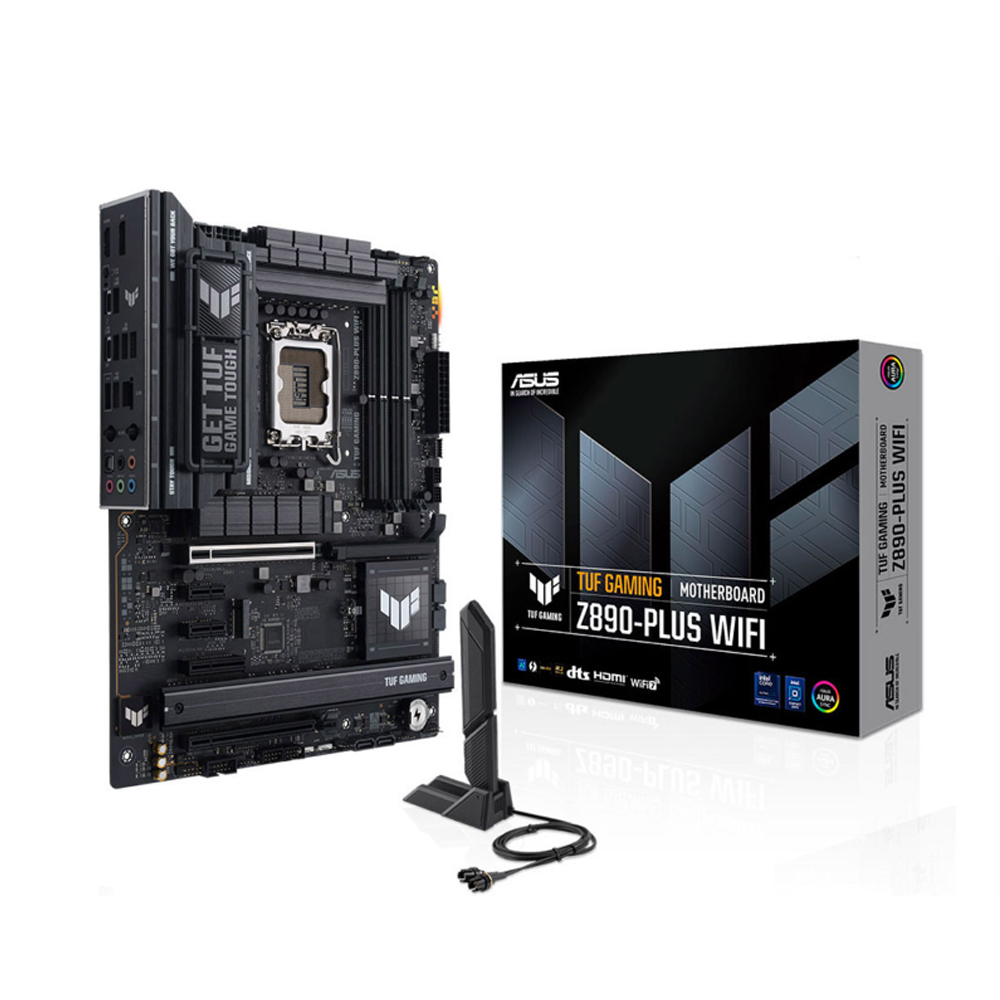 Mainboard Asus TUF Gaming Z890-PLUS WIFI (Intel Z890/ Socket 1851/ ATX/ 4 khe ram/ DDR5/ 2.5 Gigabit LAN)