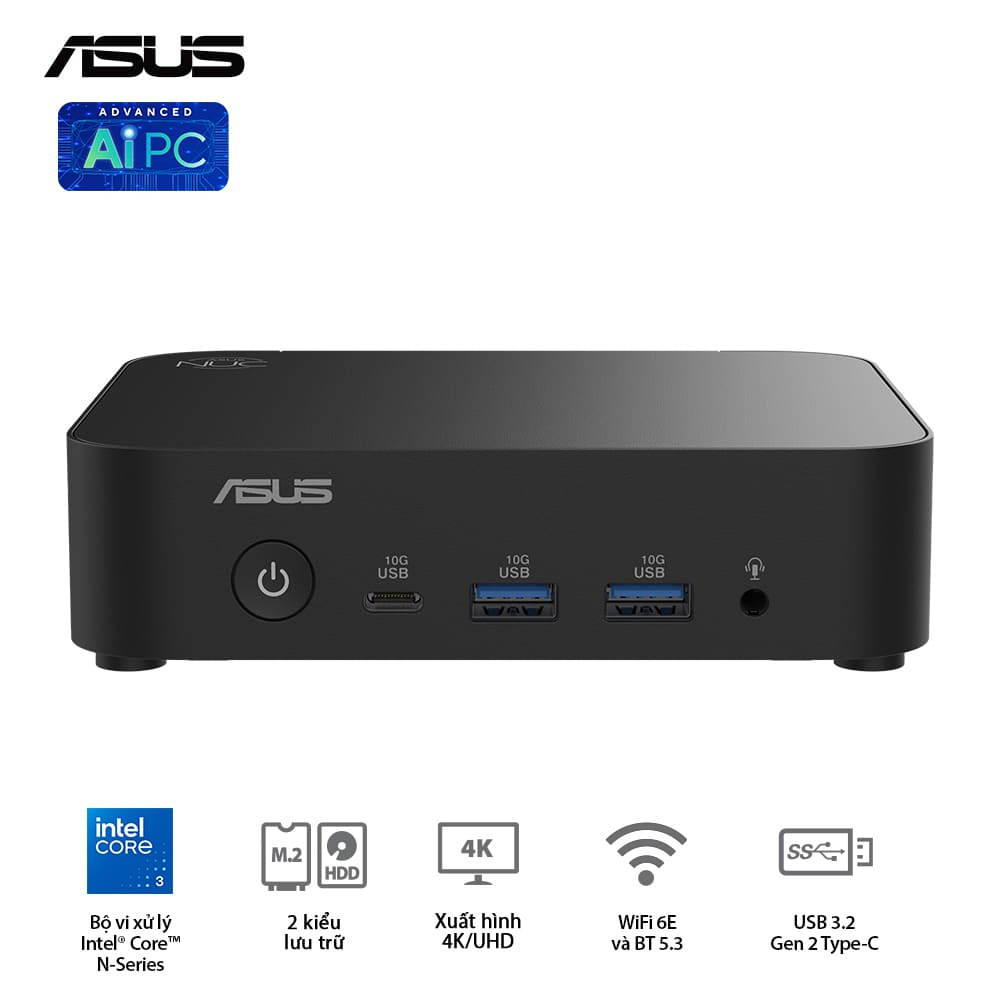 Mini PC Asus NUC 14 Essential NUC14MNK97 (Intel N97/ NoOS/ 3Y)