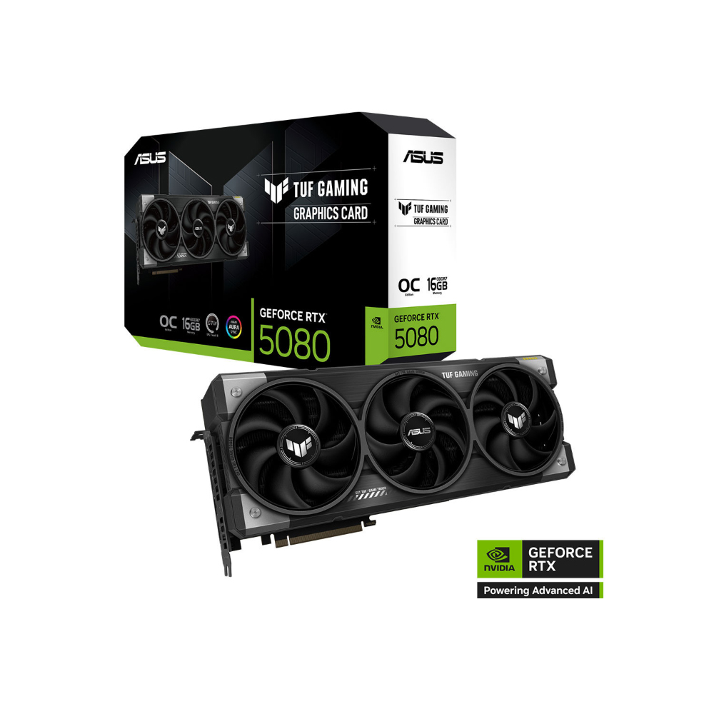 Card đồ họa Asus TUF Gaming GeForce RTX 5080 16GB OC Edition (GDDR7/ 256 bit)