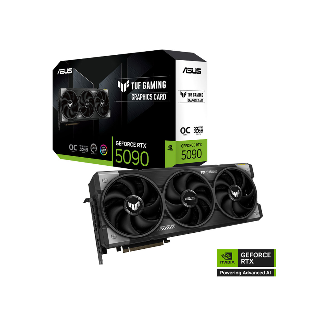 Card đồ họa Asus TUF Gaming GeForce RTX 5090 32GB OC Edition (GDDR7/ 512 bit)