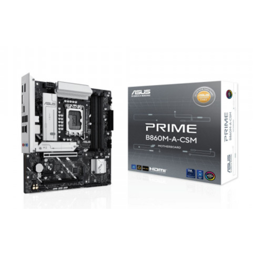 Mainboard Asus Prime B860M-A-CSM (Intel B860/ Socket 1851/ 4 khe ram/ DDR5/ 2.5 Gigabit LAN)