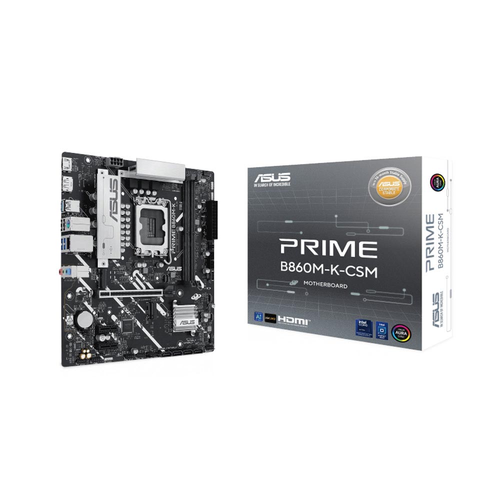 Mainboard Asus Prime B860M-K-CSM (Intel B860/ Socket 1851/ DDR5/ 2.5 Gigabit LAN)
