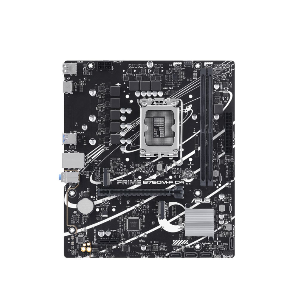 Mainboard Asus Prime B760M-F D4 (Intel B760/ Socket 1700/ M-ATX/ 2 khe ram/ DDR4/ 2.5 Gigabit LAN)
