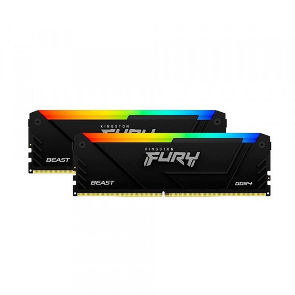 Ram desktop Kingston FURY Beast RGB 64GB (2x32GB) DDR4 3200MHz (KF432C16BB2AK2/64)