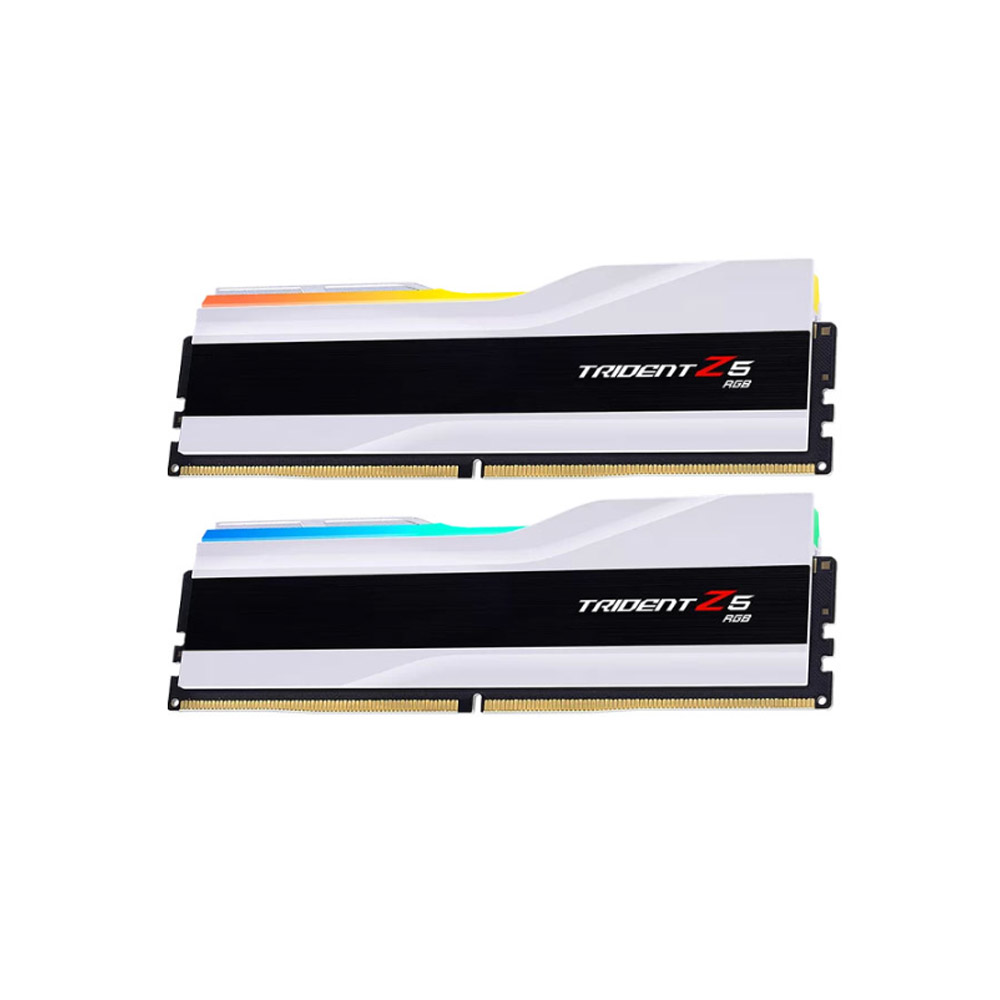 Ram desktop GSKill Trident Z5 RGB WHITE F5-6400J3239F48GX2-TZ5RW 96GB(2x48GB)DDR5 6400Mhz
