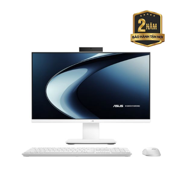Máy tính AIO Asus V440VAK-WPC165W (i5 13420H/ 8GB/ 512GB SSD/ 23.8inch/ Key + Mouse Wireless/ Win11/ White/ 2Y)