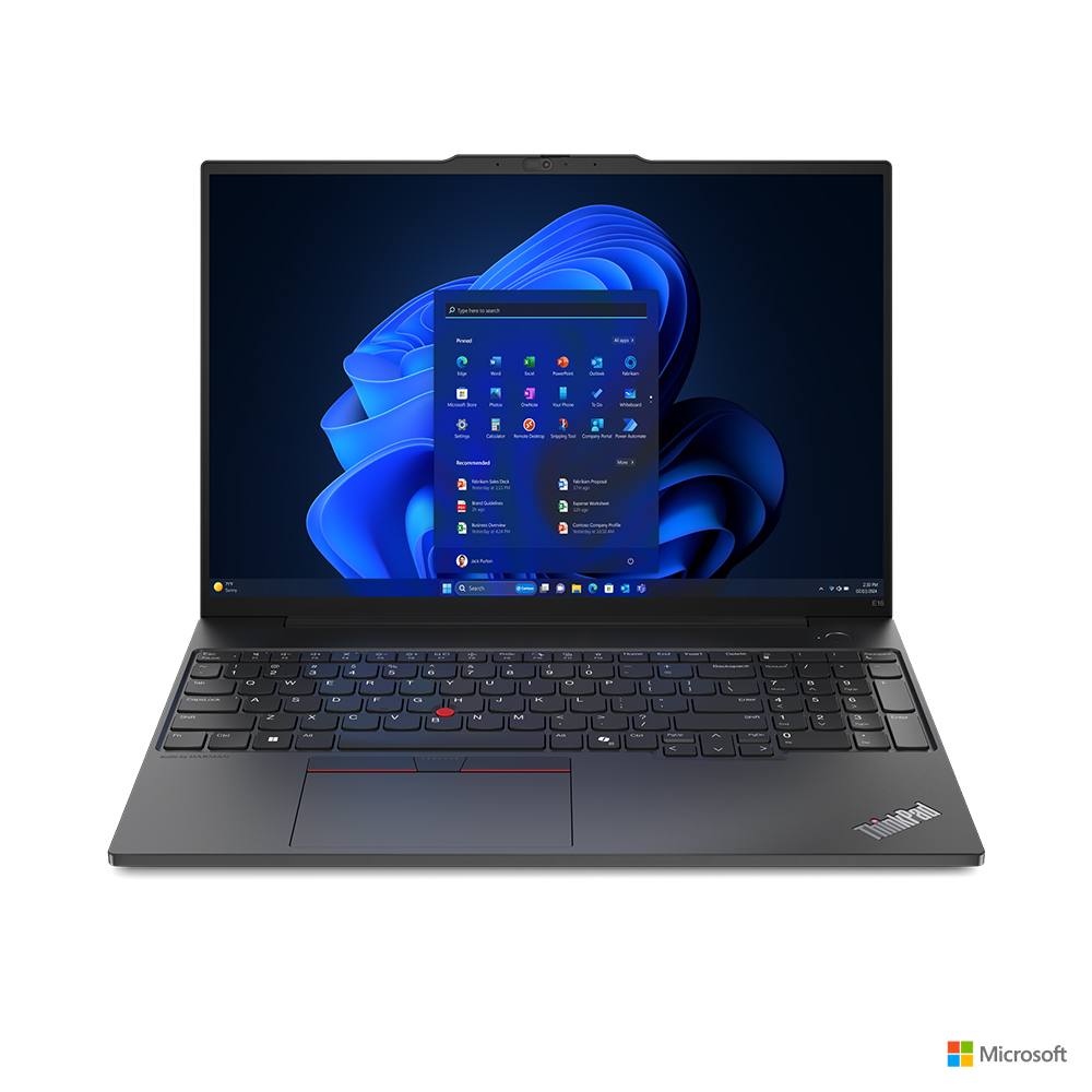 Laptop Lenovo ThinkPad E16 GEN 2 21MA004GVA (Ultra 7 155U/ 16GB/ 1TB SSD/ 16 inch WUXGA/ NoOS/ Black/ Vỏ nhôm/ 2Y)