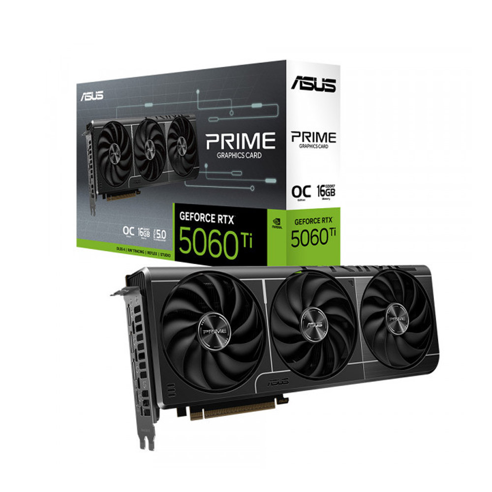 Card đồ họa Asus Prime GeForce RTX 5060 Ti 16GB GDDR7 OC Edition