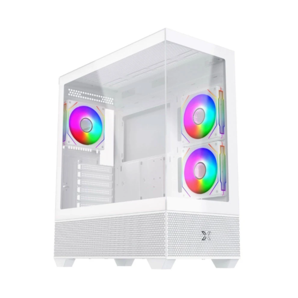 Vỏ máy tính Xigmatek ALPHARD M ARTIC 3GF (Mini Tower/ M-ATX/ Trắng)