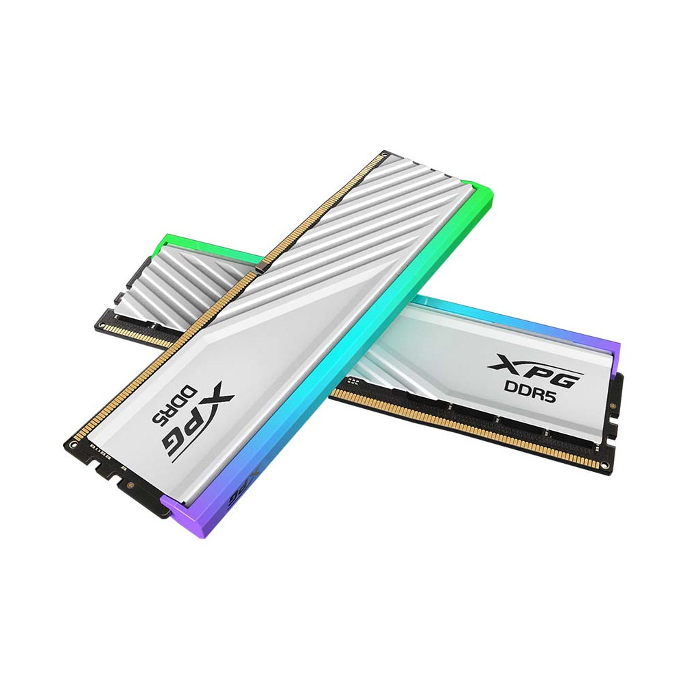 Ram desktop Adata Lancer Blade White RGB 32GB (2x16GB) DDR5 6000Mhz