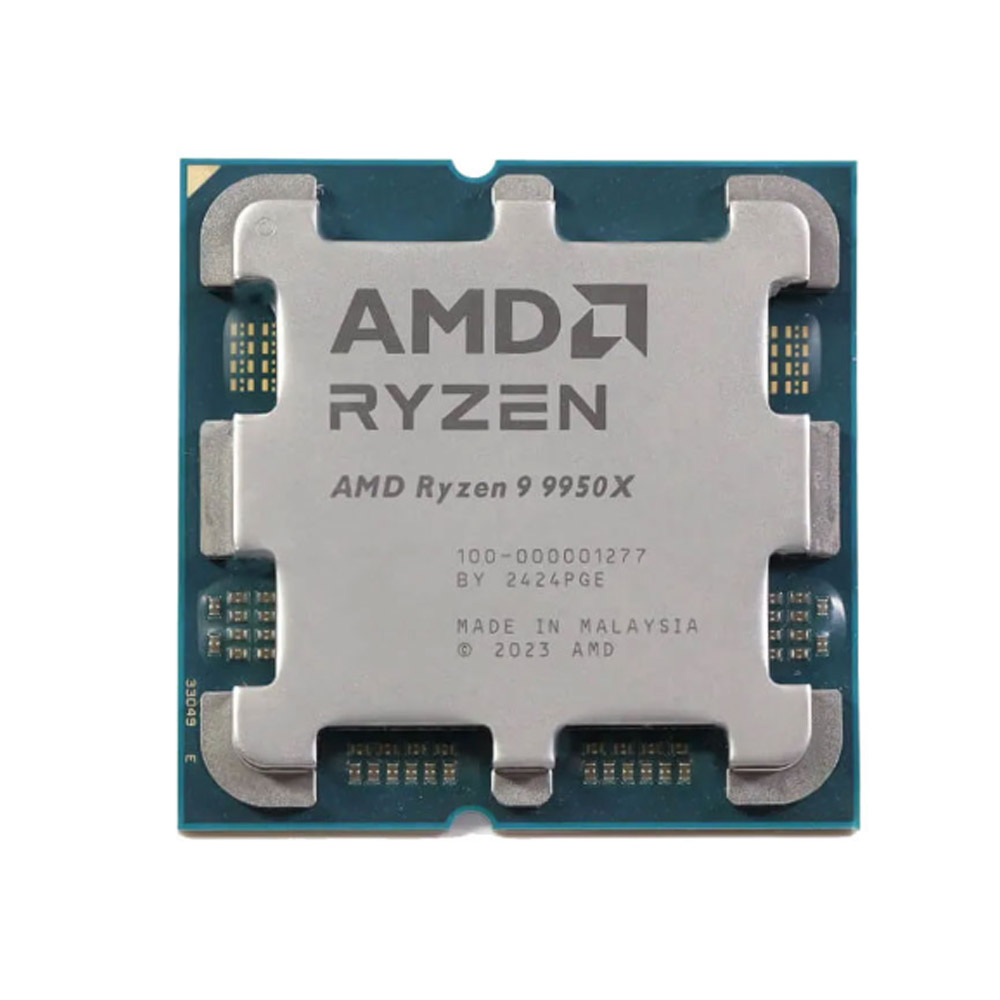 CPU AMD Ryzen 9 9950X TRAY CHÍNH HÃNG (Socket AM5/ Base 4.3 Ghz/ Up to 5.7GHz/ 16 Cores/ 32 Threads/ 64MB)