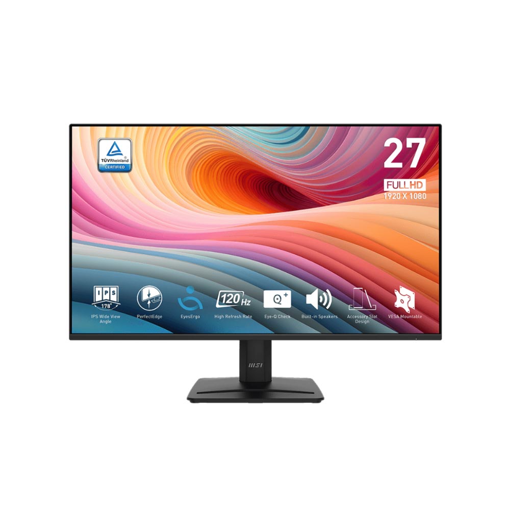 Màn hình MSI PRO MP275 E2 (27Inch/ Full HD/ 4ms/ 120Hz/ 300cd/m2/ IPS/ Loa)
