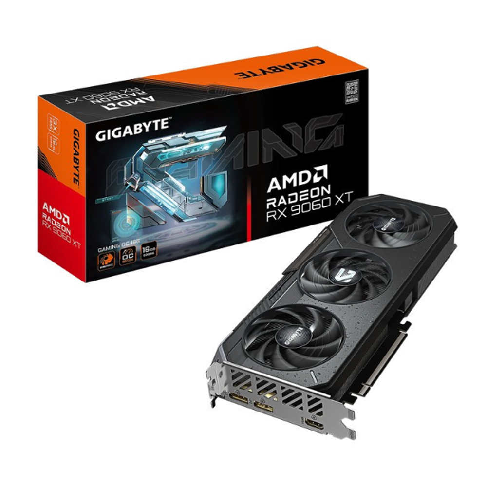 Card đồ họa Gigabyte Radeon RX 9060 XT GAMING OC 16G GDDR6 (R9060XTGAMING OC-16GD)