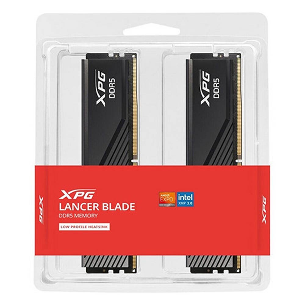 Ram desktop Adata Lancer Blade Black 32GB (2x16GB) DDR5 6000Mhz (AX5U6000C3616G-DTLABBK)