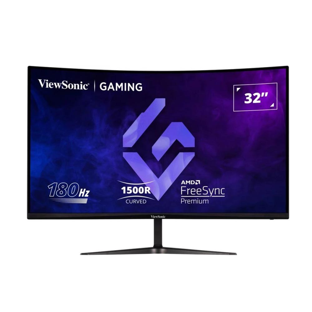 Màn hình gaming cong Viewsonic VX3218-PC-MHD (31.5Inch/ Full HD/ 1ms/ 180Hz/ 300cd/m2/ VA/ Tích hợp loa)