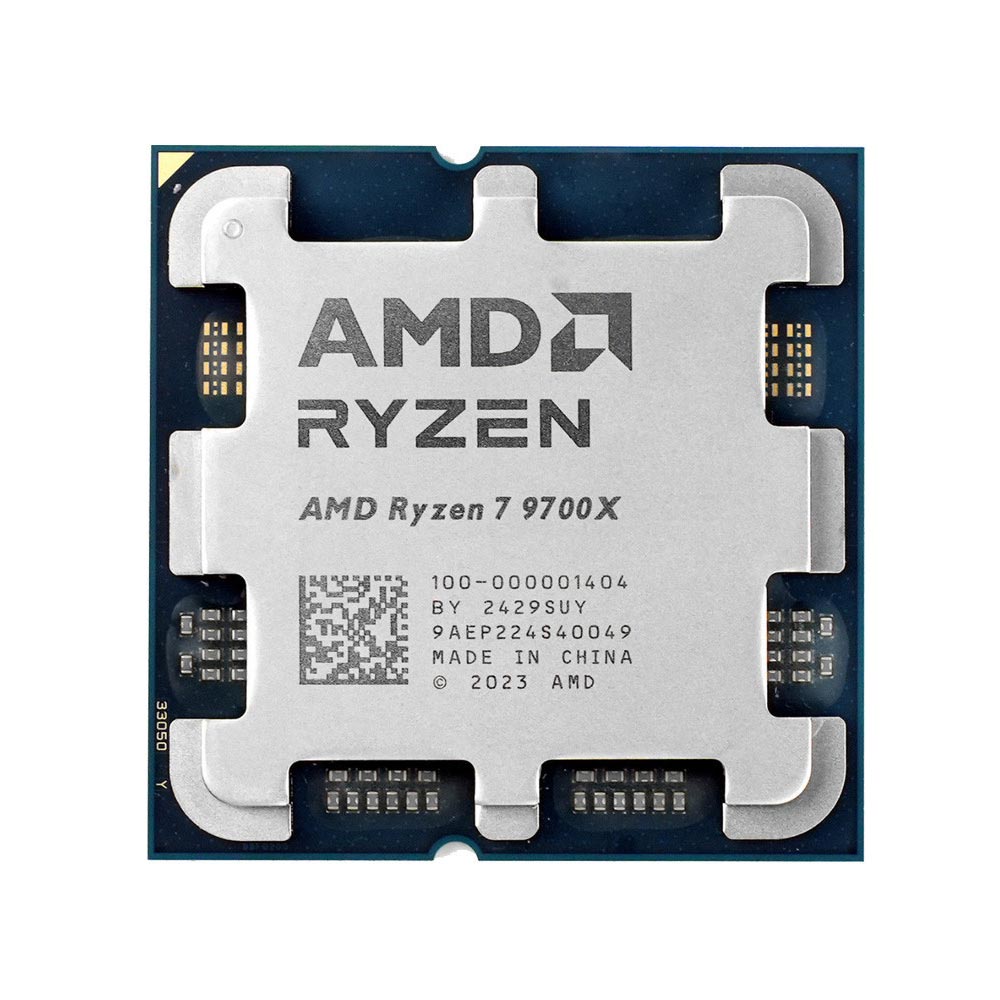 CPU AMD Ryzen 7 9700X TRAY CHÍNH HÃNG (Socket AM5/ Base 3.8Ghz/ Turbo 5.5GHz/ 8 Cores/ 16 Threads/ Cache 32Mb)