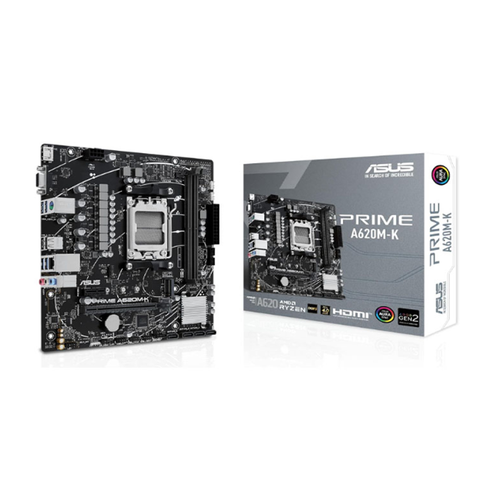 Mainboard Asus Prime A620M-K (AMD A620/ Socket AM5/ M-ATX/ DDR5)