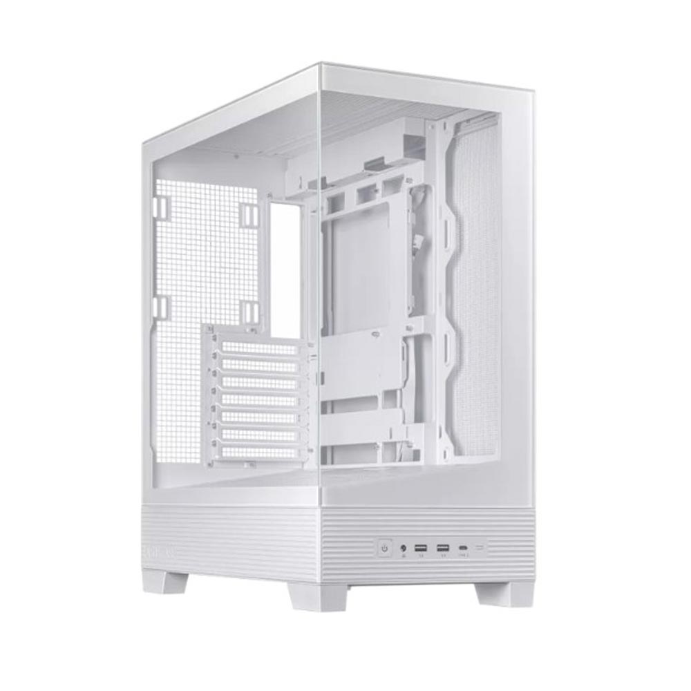 Vỏ máy tính Asus A31 TG White (ATX, tương thích MB giấu dây, hỗ trợ lắp lên tới 10 quạt 120mm)