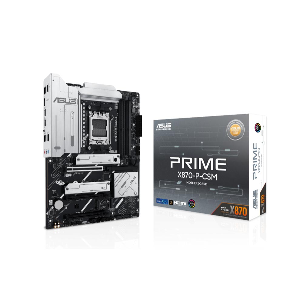 Mainboard Asus Prime X870-P-CSM (AMD X870/ Socket AM5/ ATX/ 4 khe ram/ DDR5/ 2.5 Gigabit LAN)